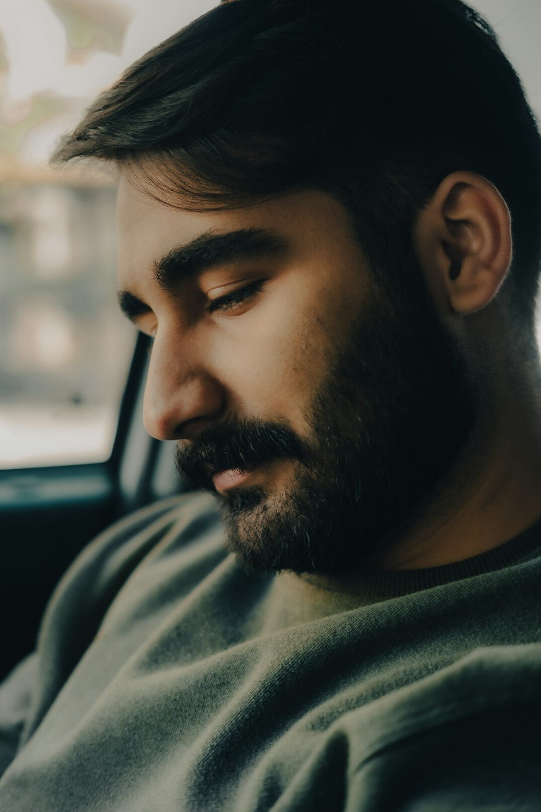Portrait of a confident man with short beard