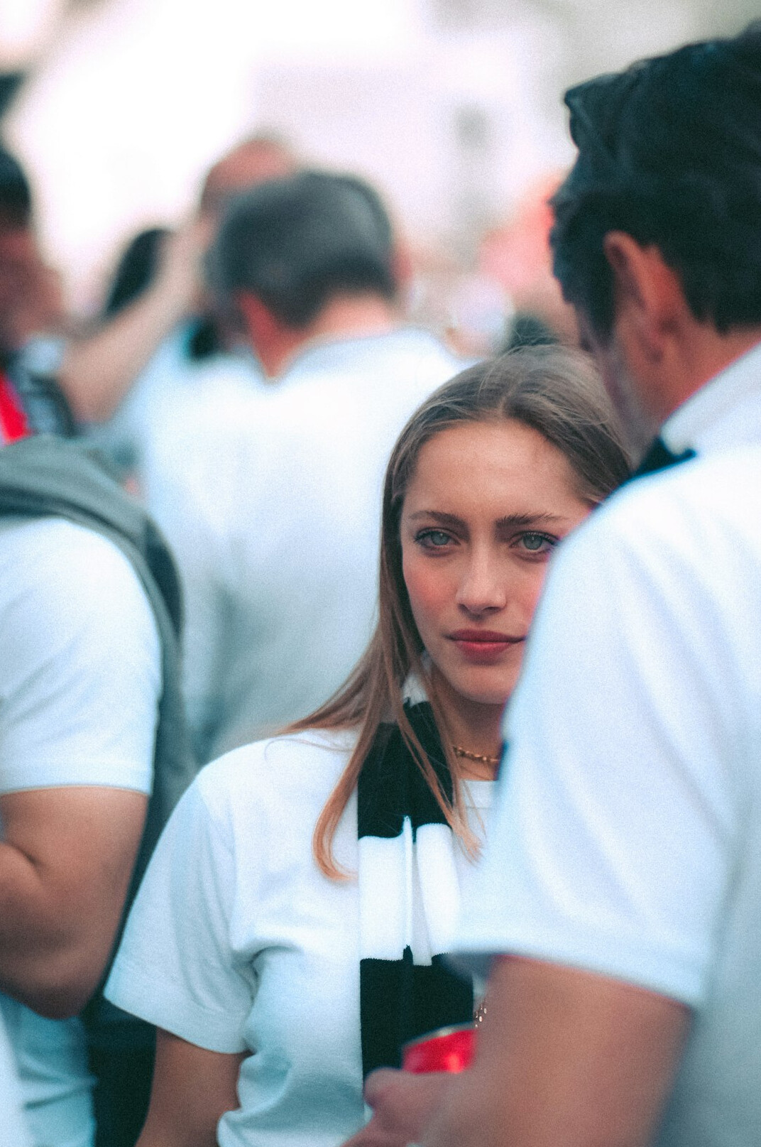 people having serious conversation