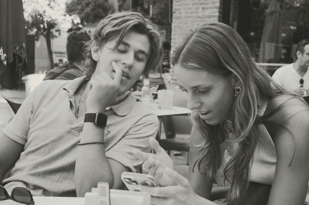 Young people studying together at a table